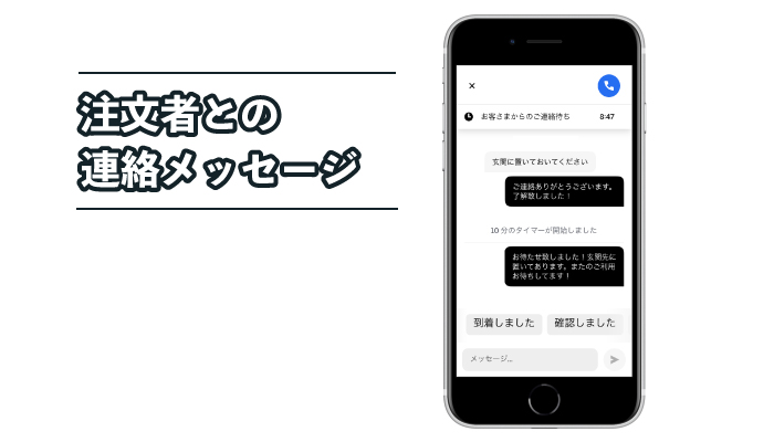 例文あり】Uber Eats 配達パートナーのメッセージの送り方【辞書登録で即返信】 - フードデリバリー Navi